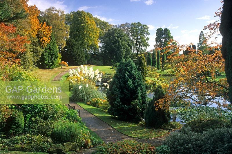 Vue sur jardin - Château de Cholmondeley, Cheshire UK