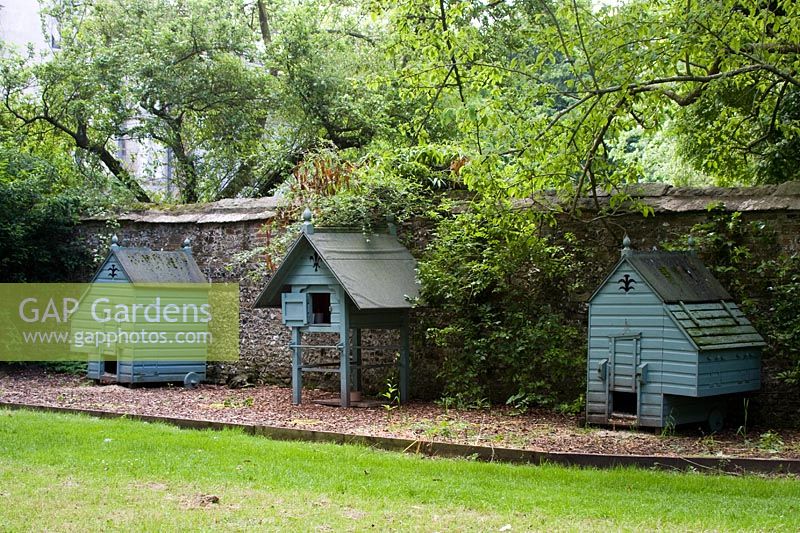 Abris de volaille dans le jardin - Cranborne Manor Gardens