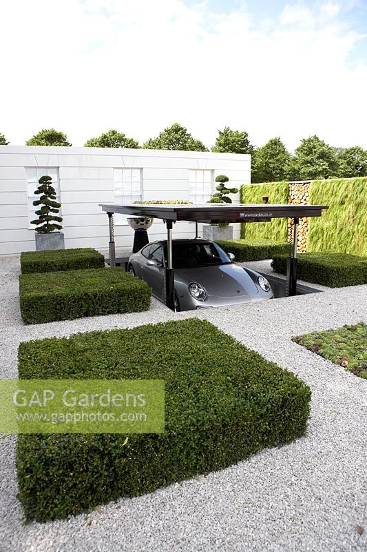 Jardin avant contemporain - The Porsche Garden - RHS Hampton Court Flower Show 2008