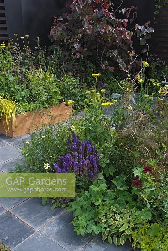 Jardin 'Back to Basics ', conçu par Peter Ward - Tatton Flower Show 2008