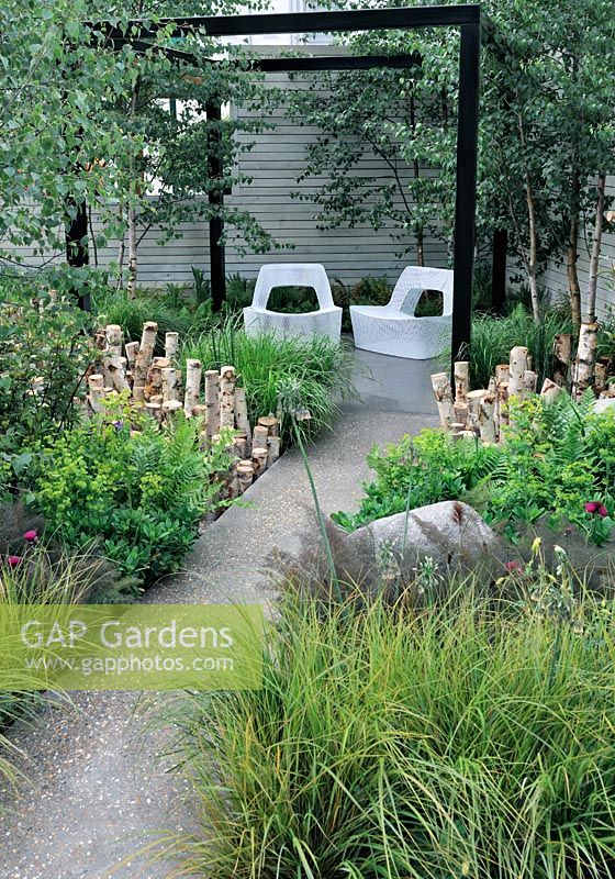 The Naturally Fashionable Garden, médaille d'argent doré, RHS Chelsea Flower Show 2010