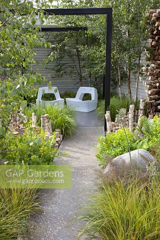 The Naturally Fashionable Garden, médaille d'argent doré, RHS Chelsea Flower Show 2010