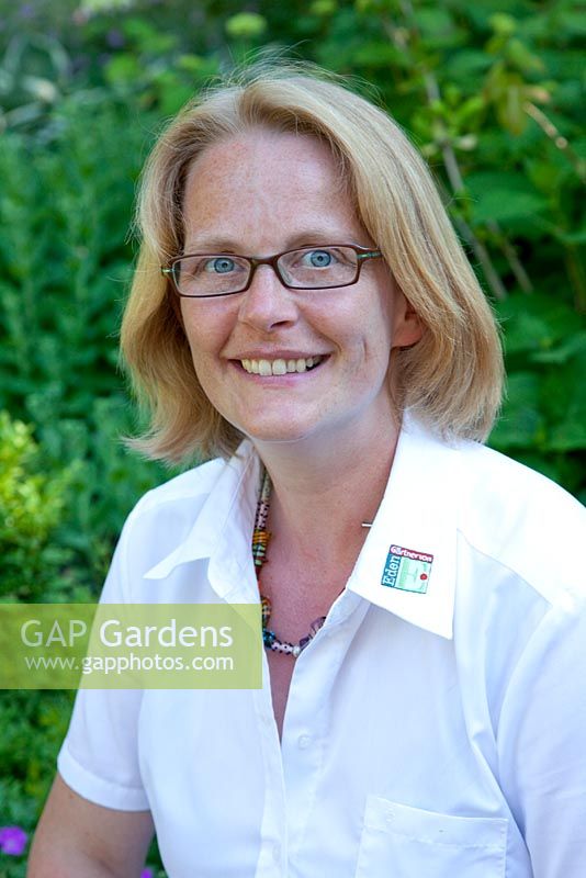 Portrait de Christine Schaller, propriétaire de jardin