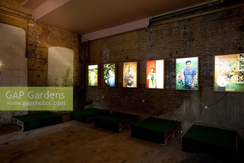 Jardin de désorientation - Jardin parfumé peu probable dans un ancien abattoir - Premier Chelsea Fringe Festival, Londres 2012