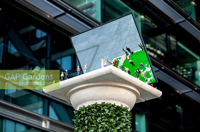 'Reliable Utopias 'de l'artiste, Elisabetta Buffa à Exchange Square près de Liverpool Street - Premier Chelsea Fringe Festival, Londres 2012