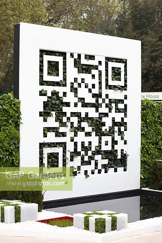 Paravent contemporain - QR Code Garden, RHS Chelsea Flower Show 2012