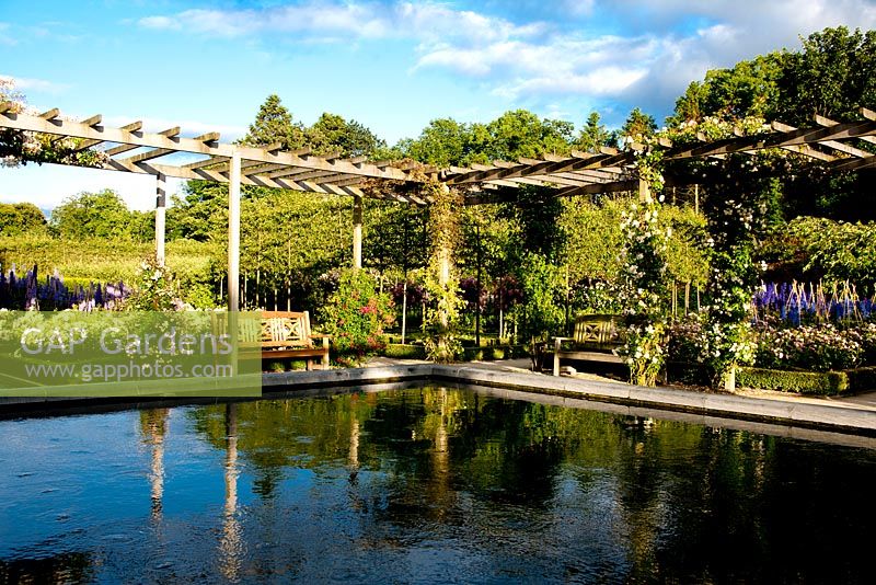 Le jardin d'ornement. Jardin d'Alnwick. Royaume-Uni