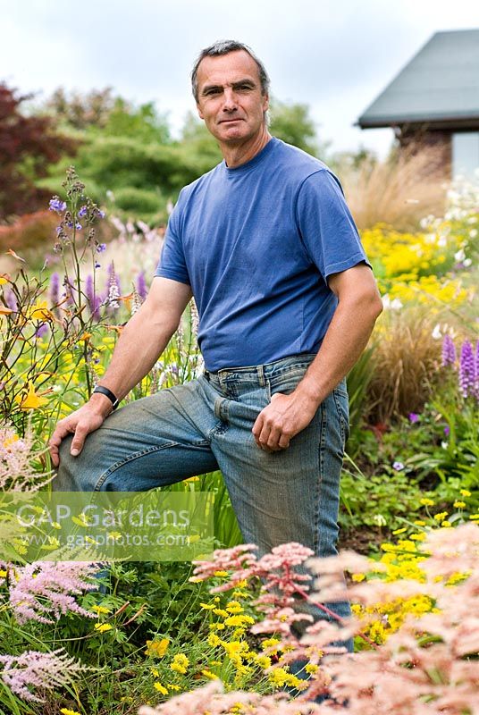 Keith Wiley dans son jardin - Wildside garden