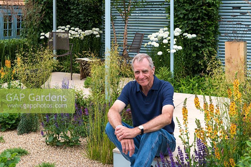 Martin Royer, concepteur de A Retreat Garden. Exposition florale de Hampton Court 2016
