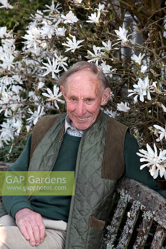 Ken Potts, propriétaire et jardinier au Chiffchaffs Garden, Bourton, Dorset