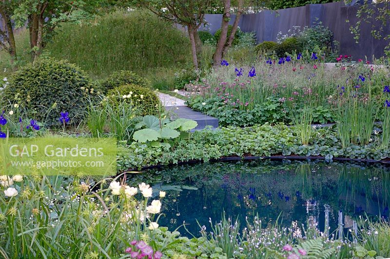 RHS Chelsea Flower Show 2014 - No Man's Land: ABF Le Jardin de bienfaisance des soldats pour marquer le centenaire de la Première Guerre mondiale. Sponsors - Bechtel, Coutts. Designer - Charlotte Rowe. Show Garden