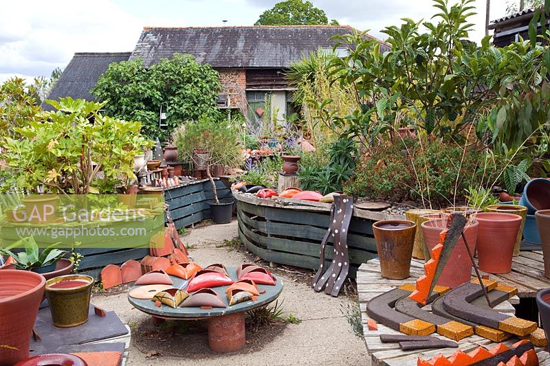La poterie de jardin de Jonathan Garratt à Cranborne, Dorset