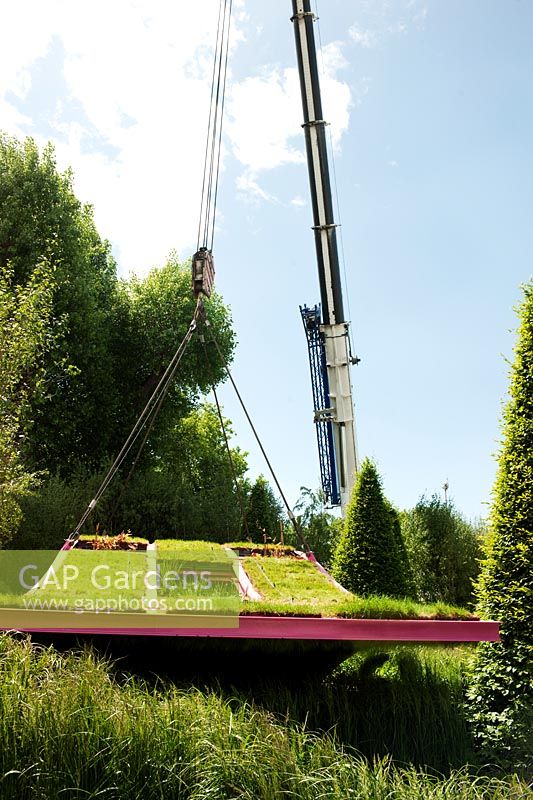 Le Irish Sky Garden conçu par Dairmuid Gavin, sponsor de Failte Ireland et du Cork City Council
