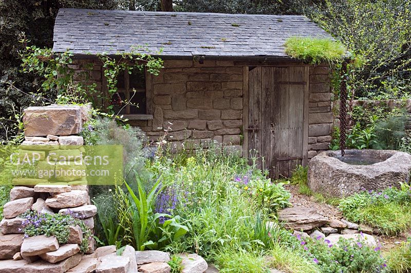 Naturally Dry - un jardin inspiré de William Wordsworth au RHS Chelsea Flower Show 2012 conçu par Vick Harris