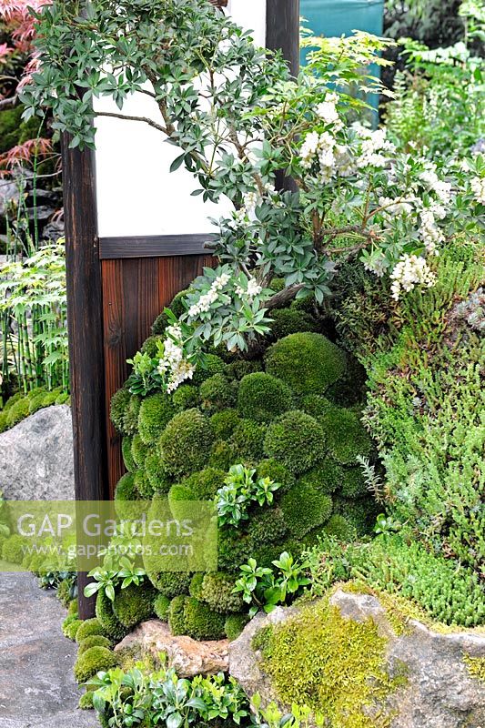 Un jardin d'alcôve (Tokonoma). Meilleur jardin artisanal au RHS Chelsea Flower Show 2013, Londres