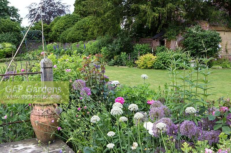 Jardin de Jennifer Stratton à Codford, Wiltshire