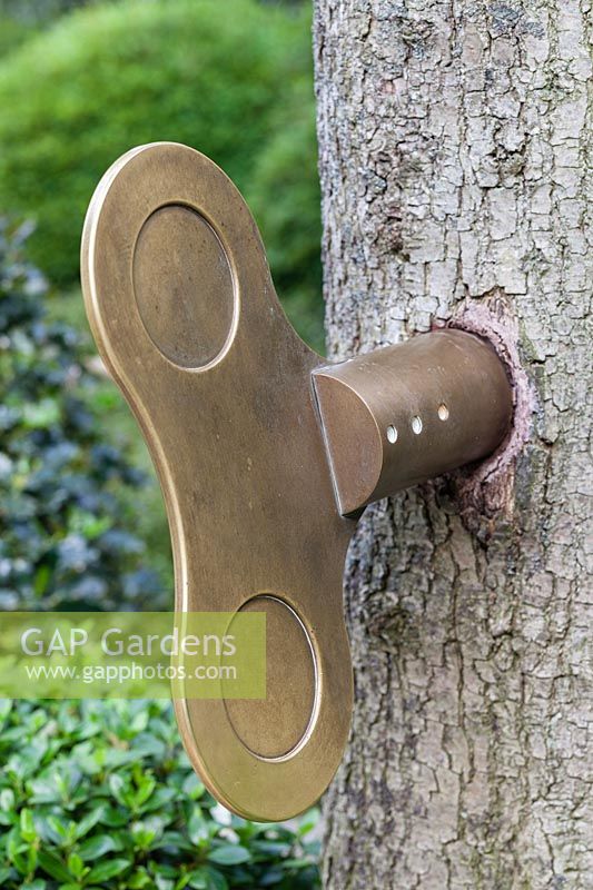 Boîte à musique Clockwork Forest. Les Jardins D ' etretat, Normandie, France.