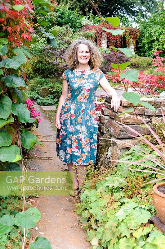 Claire Woodbine, créatrice du jardin de Pinsla, Cornwall, UK