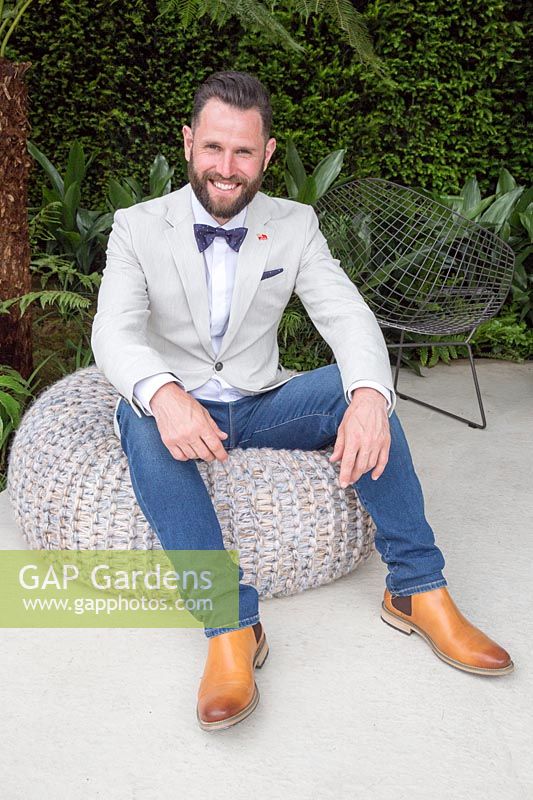 Stuart Charles Towner designer de Cornwall Garden - Sponsor: VTB Capital - RHS Chelsea Flower Show 2018