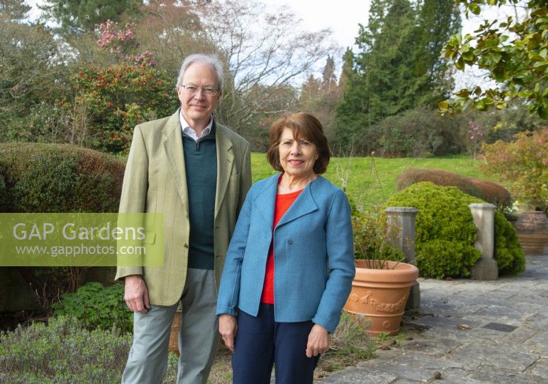 Eleni et Andrewjohn Stephenson Clarke propriétaires de Borde Hill Garden