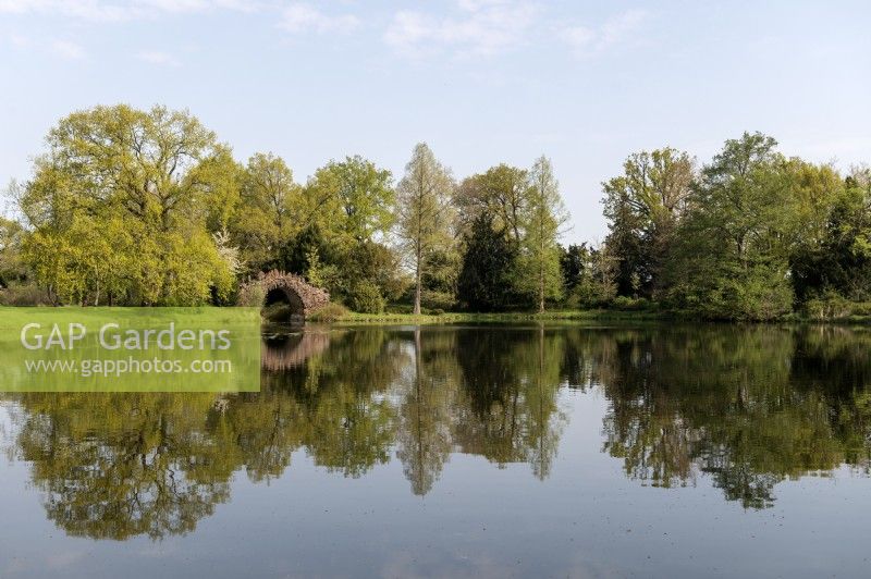 Woerlitz Saxe Anhalt Allemagne Dessau-Woerlitzer Gartenreich royaume des jardins. Un site du patrimoine mondial de l'UNESCO. Jardins paysagers de Woerlitz Anlagen.