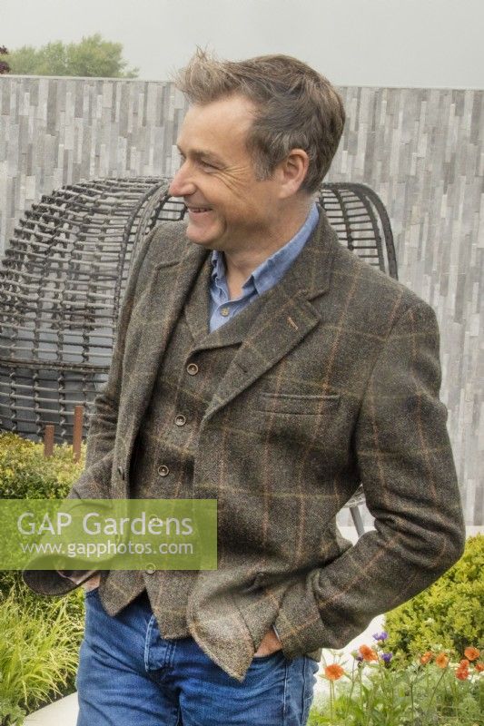 Chris Beardshaw, concepteur de jardins, au Malvern Spring Gardening Show 2019