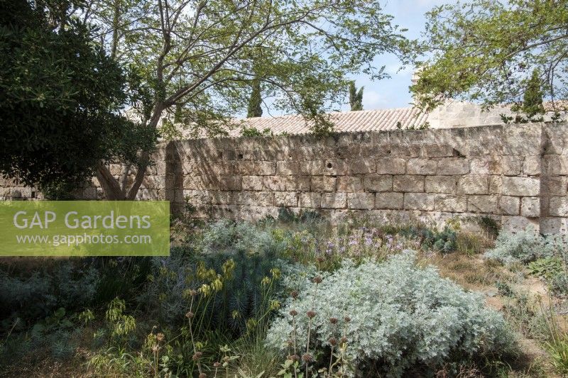 Le jardin de la galerie Hauser et Wirth à Minorque, Espagne