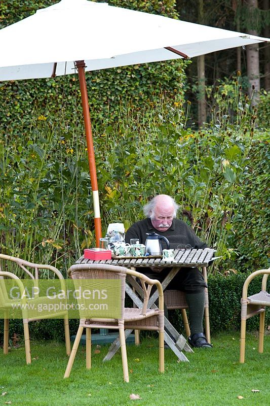 Propriétaire du jardin, Henk Geerling 