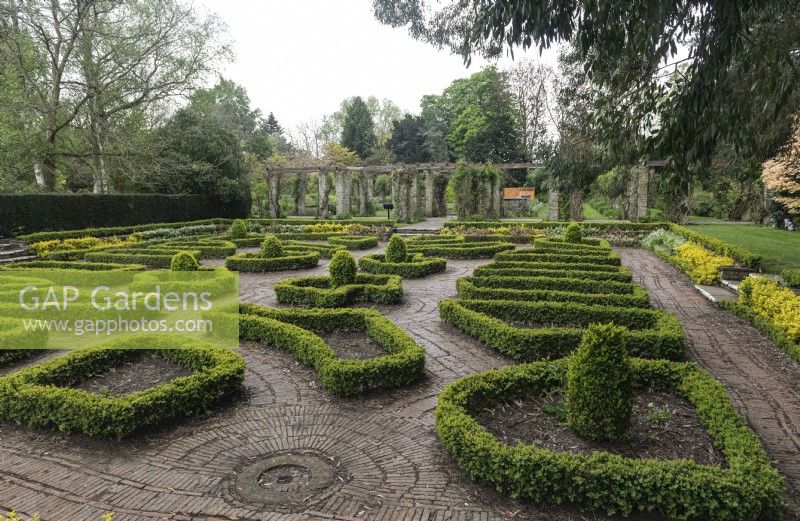  Jardins botaniques de l'Université de LeicesterVues générales. Jardins à la française 