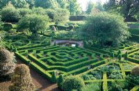 Jardin de noeud à Hatfield House dans le Hertfordshire