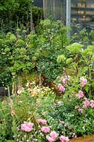 Le Wedgewood Garden, conçu par Jo Thompson, parrainé par Wedgwood, RHS Chelsea Flower Show, 2019.