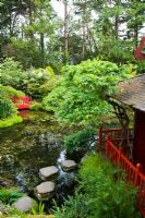 Le jardin à thème japonais - Compton Acres, Dorset
