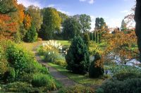 Vue sur jardin - Château de Cholmondeley, Cheshire UK