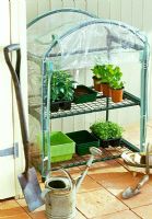 Propagateur de rack de croissance pour petits jardins à deux niveaux