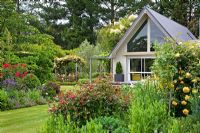 Vue de la maison du parterre de fleurs - Breedenbroek, Nouvelle-Zélande