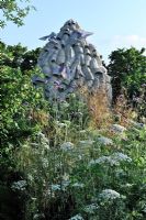 Sculpture de ruche - 'The Copella Bee Garden', médaillée d'argent doré au RHS Hampton Court Flower Show 2010