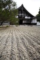 Un karesansui ou jardin de roche sèche - Tenju-an, sous-temple de Nanzen-ji - Nanzen-ji, Kyoto, Japon