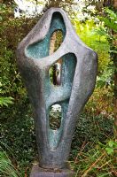 Figure for Landscape 1959-60 - Barbara Hepworth Sculpture Garden, St Ives, Cornwall, octobre