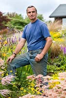 Keith Wiley dans son jardin - Wildside garden