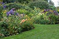 Parterre de fin d'été à Dorothy Clive Garden, Shropshire