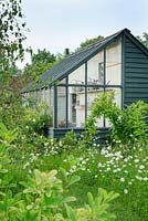 Dos à dos maigre à serre, avec abri de jardin derrière - The Mill House, Little Sampford, Essex