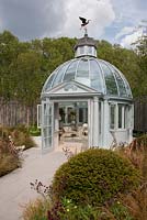 Pavillon avec toit en verre - RHS Chelsea Flower Show 2014