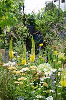 Un espace pour se connecter et grandir, RHS Hampton Court Palace Flower Show 2014 - Conception: Jeni Cairns