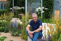 Martin Royer, concepteur de A Retreat Garden. Exposition florale de Hampton Court 2016