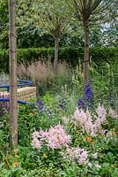 Plantation dans The Abbeyfield Society: a Breath of Fresh Air, RHS Hampton Court Palace Flower Show 2016. Conception: Rae Wilkinson