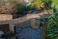 Nouvelle conception du jardin Dell rond à Borde Hill