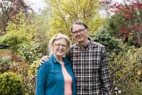 Tony et Marie Newton - concepteurs et propriétaires de Four Seasons Garden à Walsall, Royaume-Uni