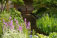Le jardin Morgan Stanley pour l'hôpital Great Ormond Street au RHS Chelsea Flower Show 2016. Concepteur: Chris Beardshaw.