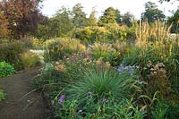 Cambo Walled Garden, Fife, Scotland, UK potager ornemental jardin, plantation de dérive, verger, automne