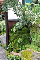 Un jardin d'alcôve (Tokonoma). Meilleur jardin artisanal au RHS Chelsea Flower Show 2013, Londres